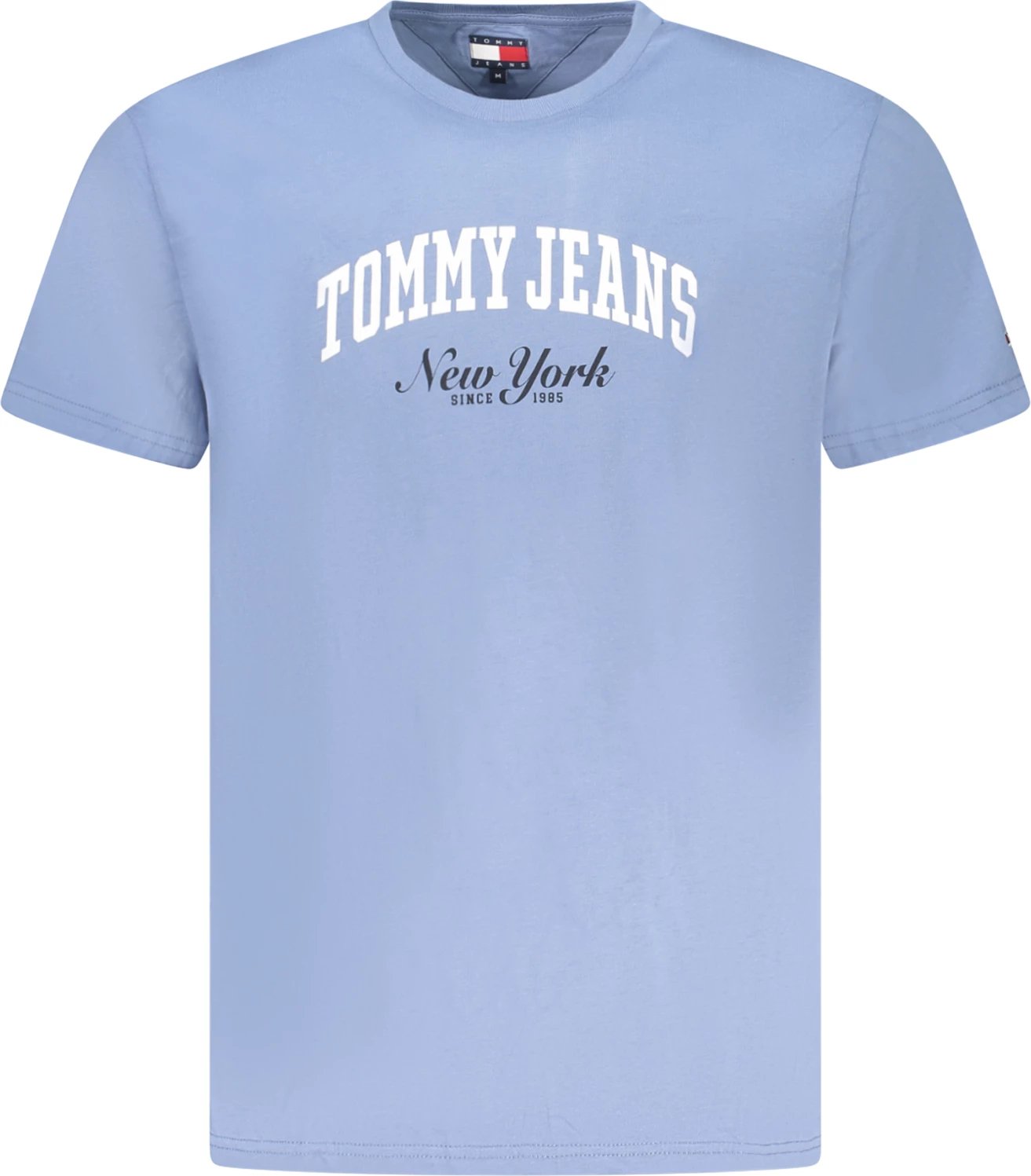 Maicë për meshkuj TOMMY HILFIGER me mëngë të shkurtra, blu e çelët