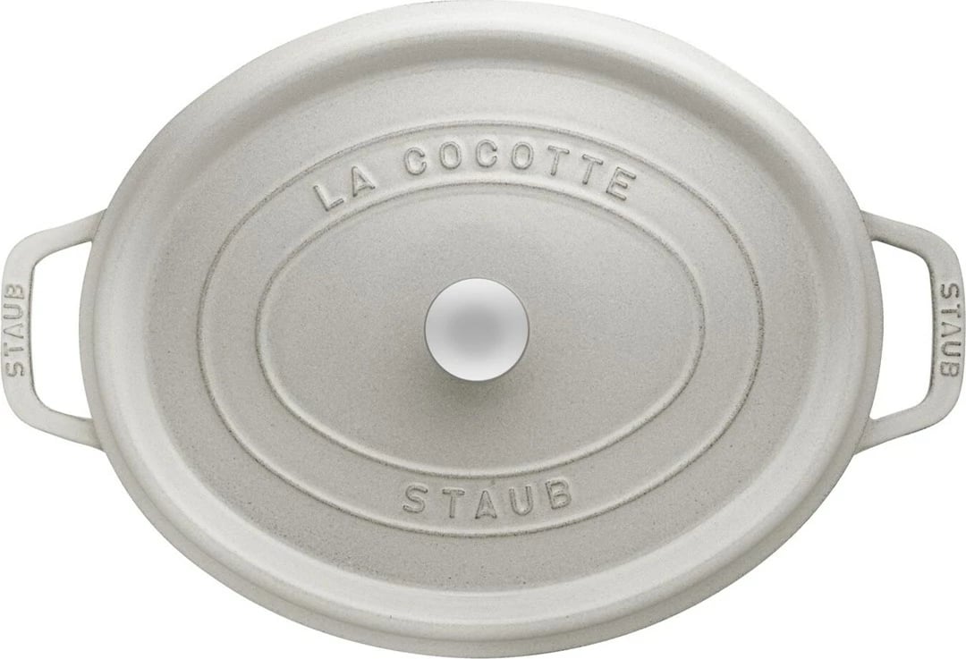 Tegell ZWILLING STAUB La Cocotte, 6.7 L, Gize, Bardhë
