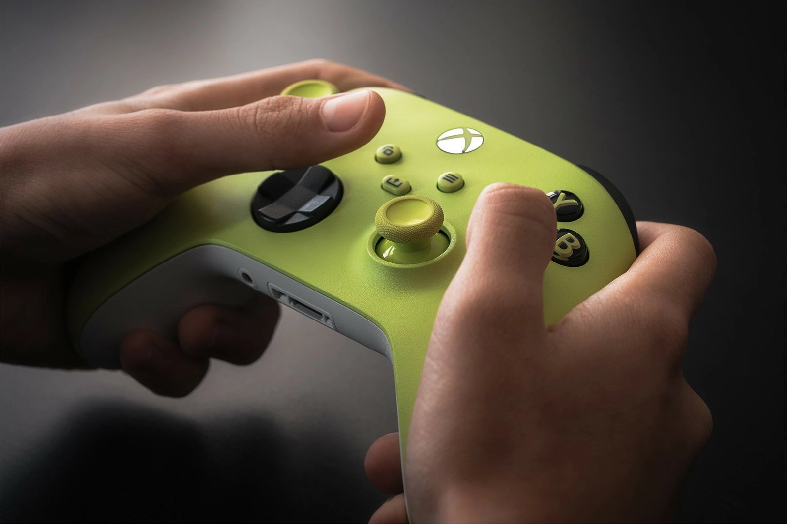 Kontroller Xbox Microsoft Wireless, Joystick, Xbox One/Series S, Bluetooth, Ngjyra Jeshile