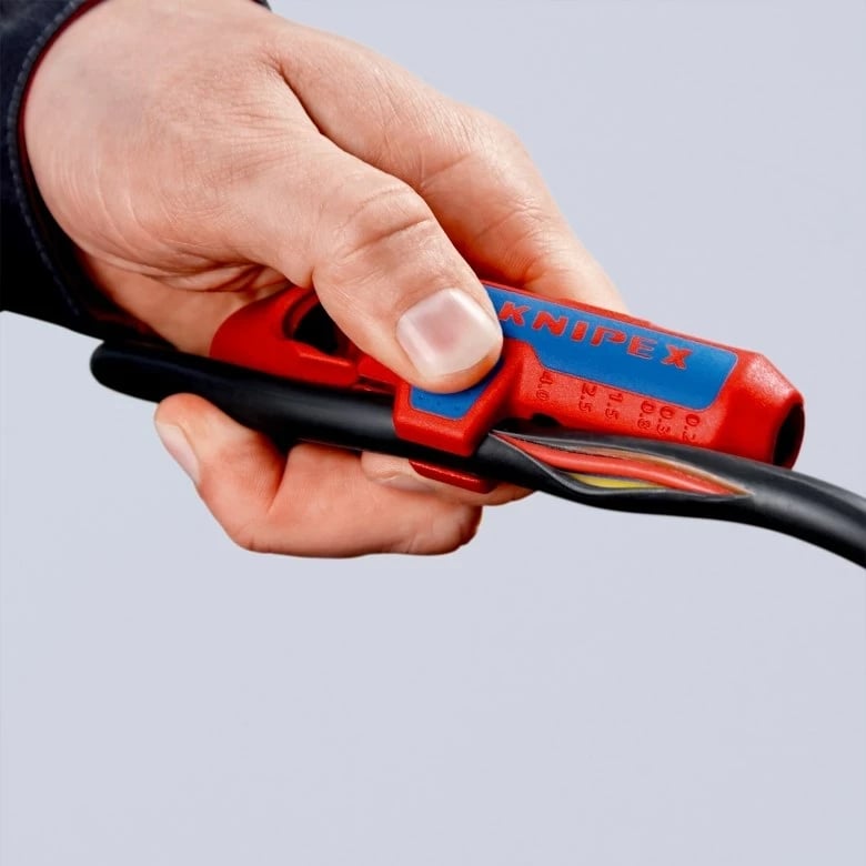 Knipex ErgoStrip, Mbështjellës kabllosh, Kuq