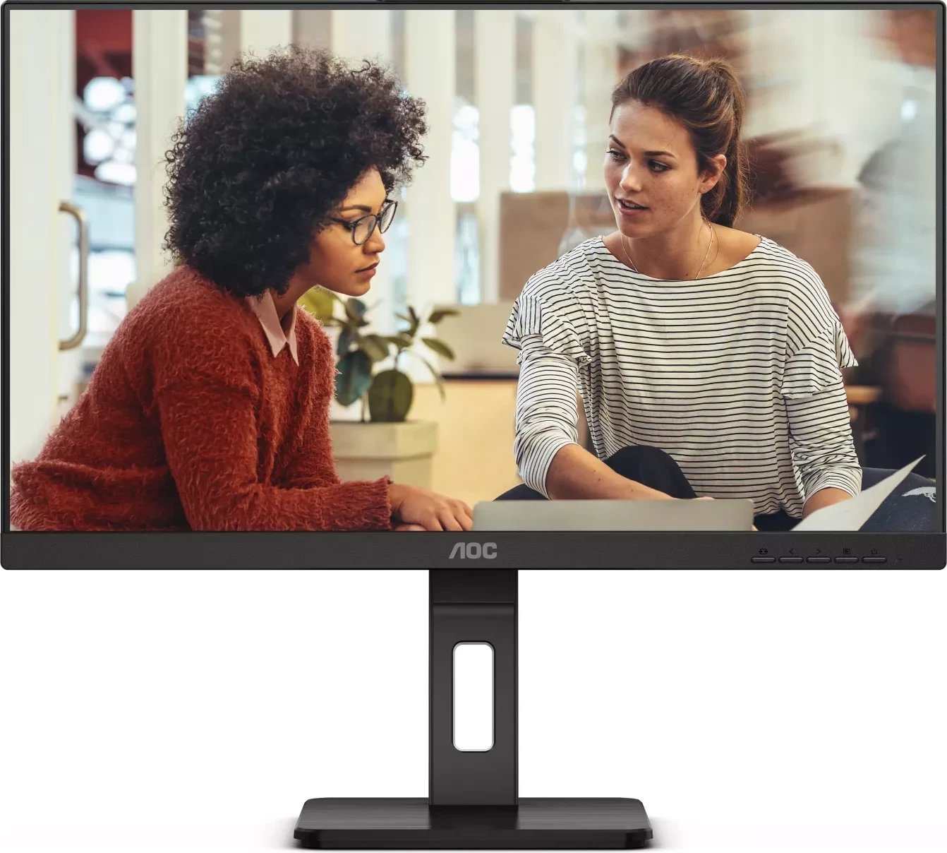 Monitor AOC E3QAF 27'' IPS Full HD 75Hz HDR e zezë