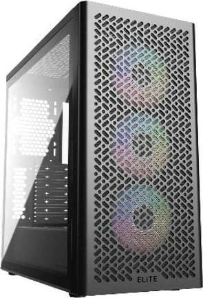 Kasë Cooler Master Elite 502, Midi Tower, E502-KGNN-S00, e zezë