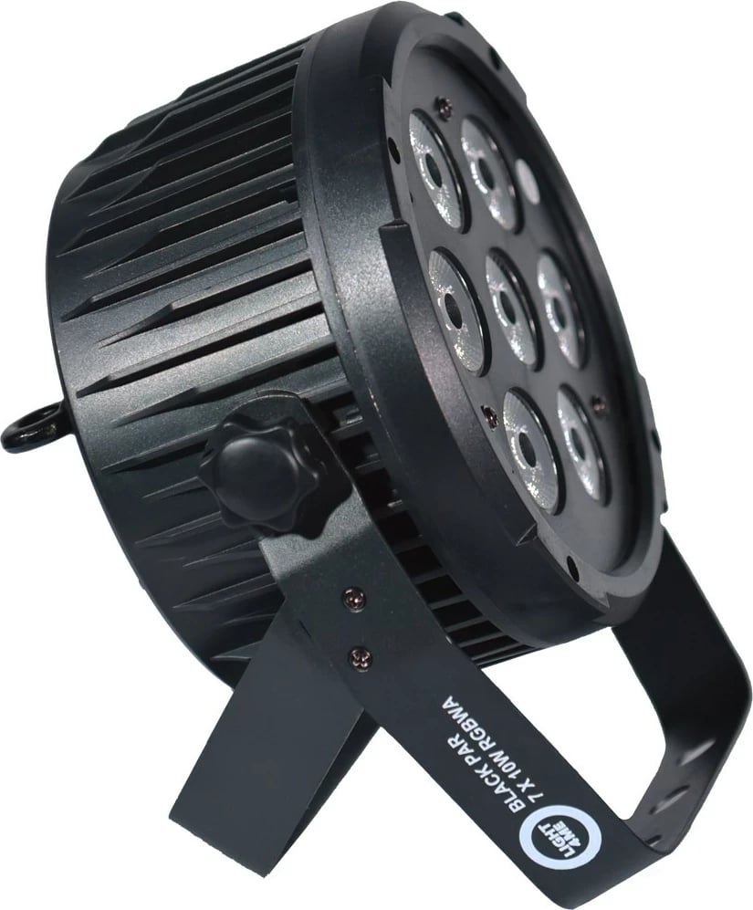Reflektor PAR Light4Me BLACK PAR 7x10W RGBWA, i zi
