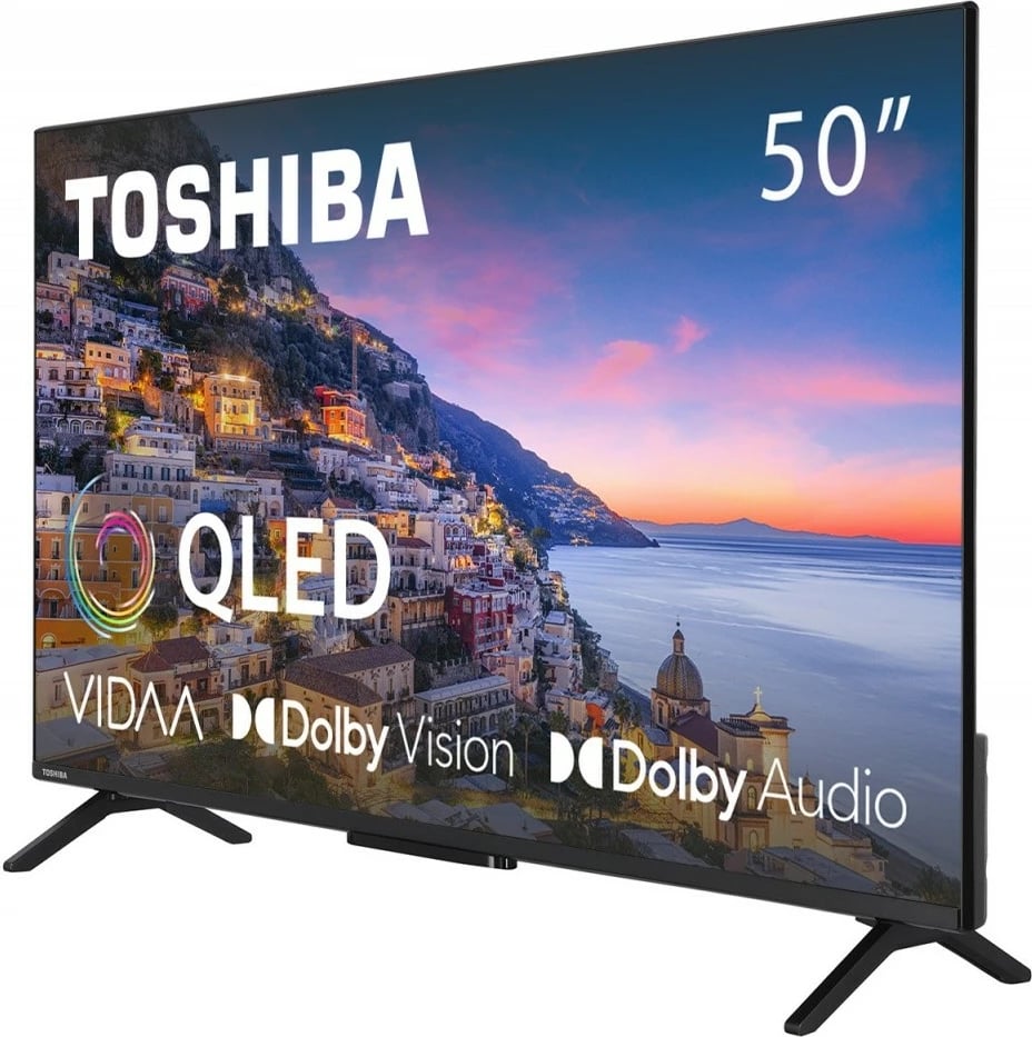 Televizor QLED Toshiba 50QV2463DG, 50 inç, Ultra HD 4K, Smart TV, i zi