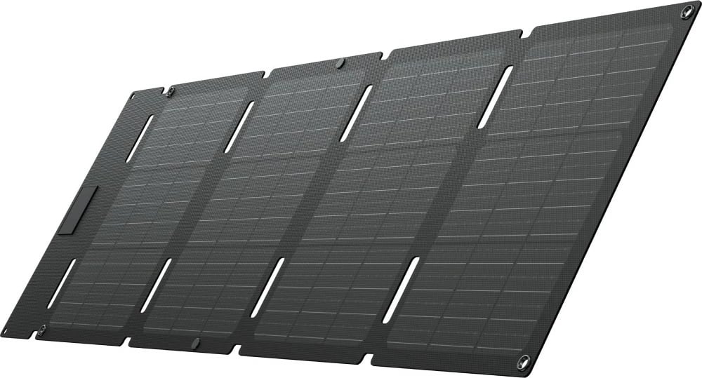 Panel diellor EcoFlow 45W, monokristalin, IP68, USB Type-C, zi