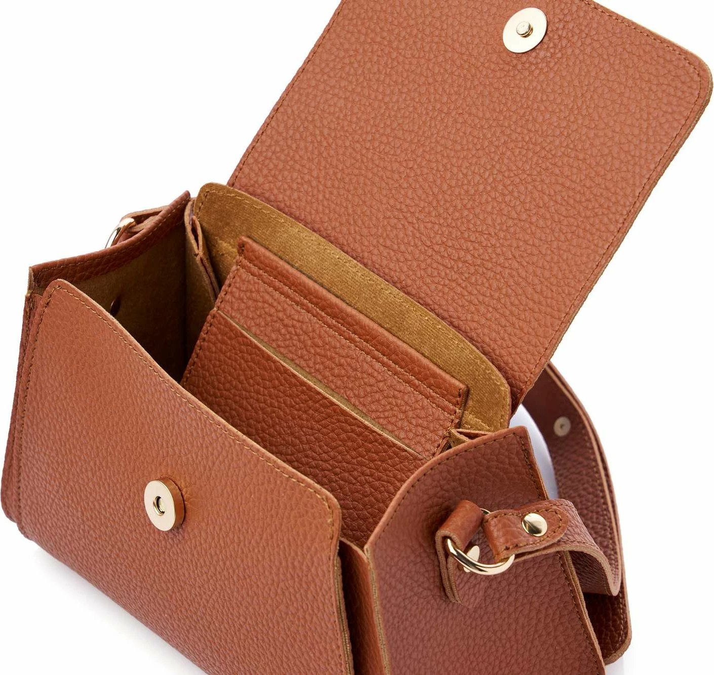 Çantë krahu Lucky Bees, Diana, ngjyrë kafe e hapur