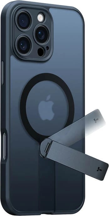 Mbështjellës Torras Pstand Spin për iPhone 16 Pro Max, i zi