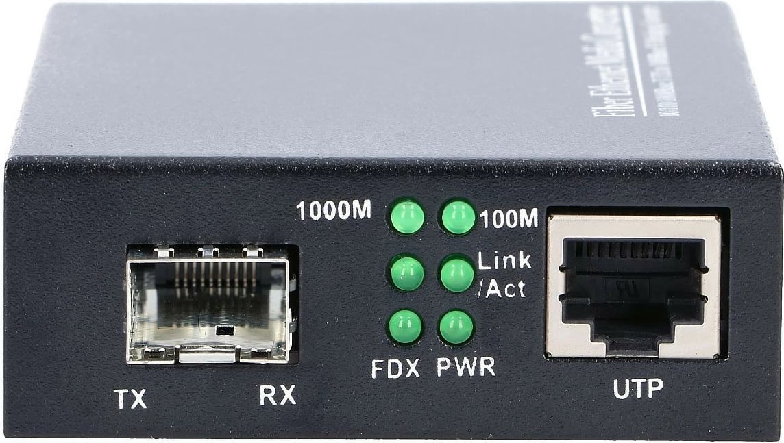 Media konvertues Extralink Sedir EX.3296, 1xSFP, 1xRJ45, i zi
