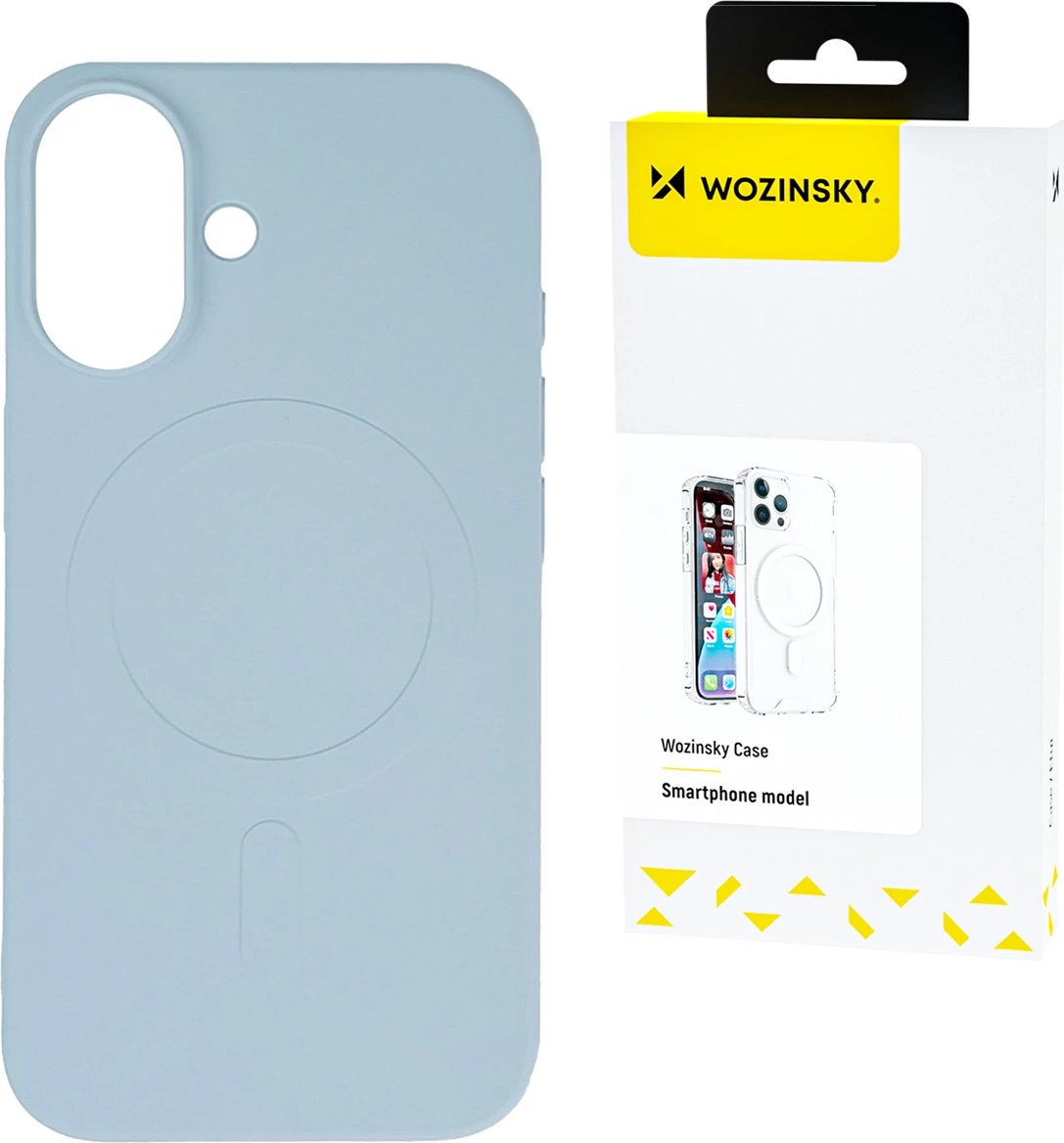 Mbështjellës Wozinsky Liquid Silicone Case MagSafe për Samsung Galaxy S25 Ultra, Kaltër