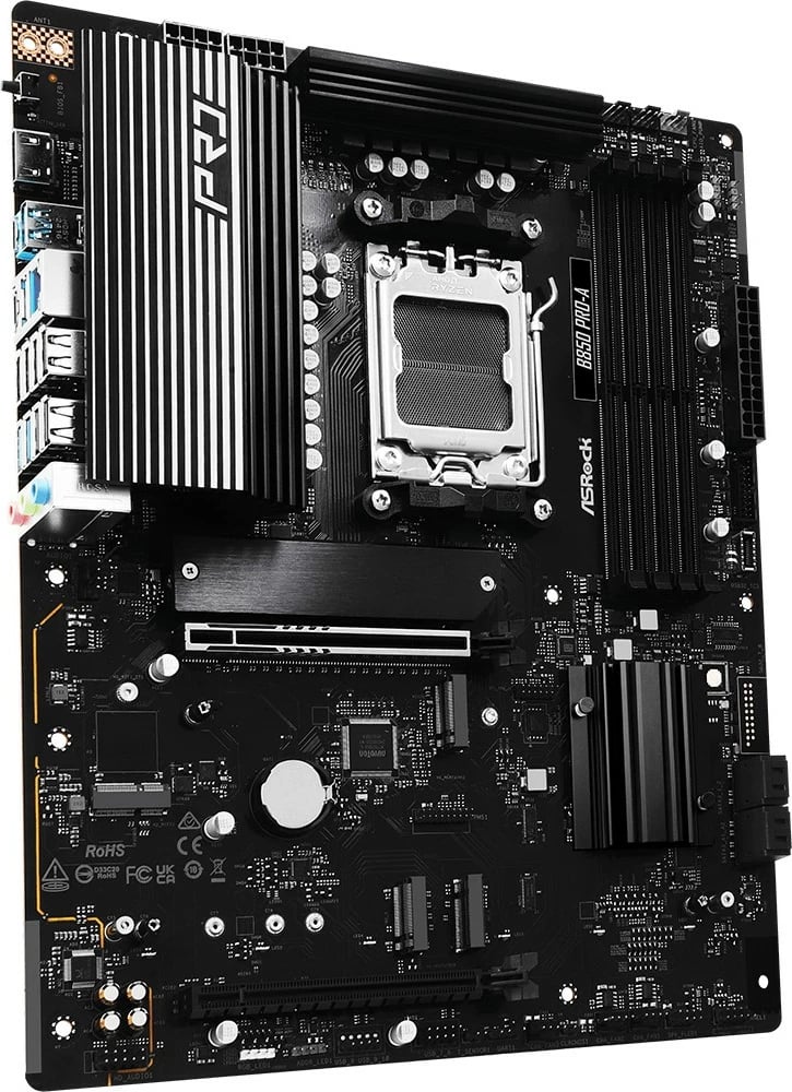Pllakë amë ASRock B850 Pro-A, Socket AM5, DDR5, 256GB, e zezë