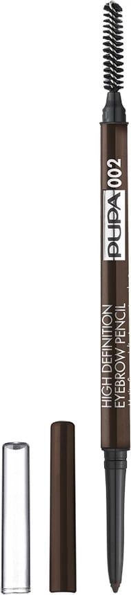Laps për vetulla Pupa Milano High Definition Eyebrow Pencil 002 Brown për femra, 0.09g