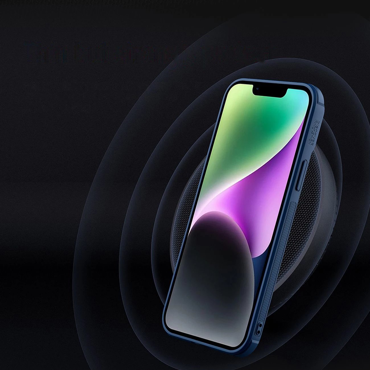 Mbështjellës Nillkin Textured S Case për iPhone 14 Plus me kapak kamere, i zi