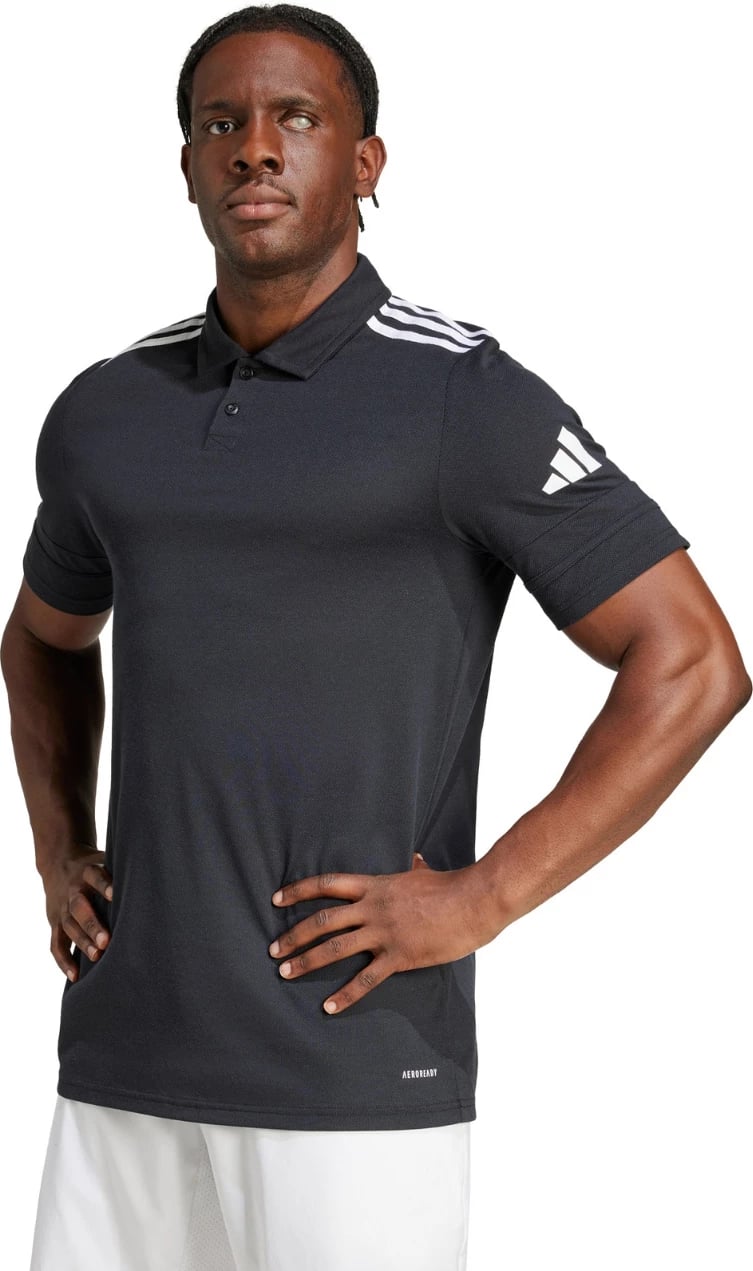 Maicë polo për meshkuj adidas, e zezë