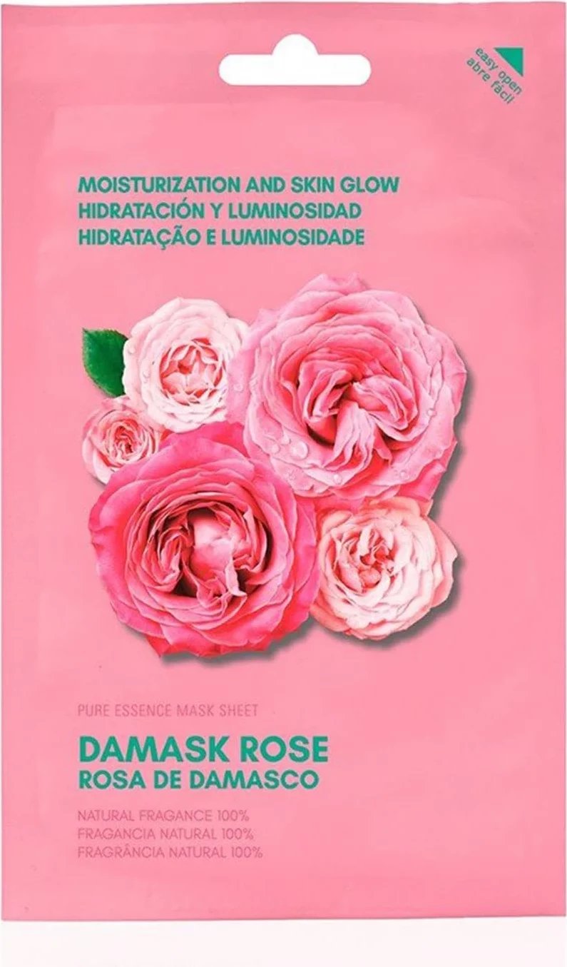 Maskë fytyre Holika Pure Essence Damask Rose me trëndafil