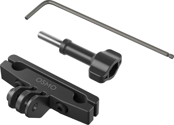 Mbajtëse për kamerë sportive DJI Osmo Action Bike Seat Rail Mount, për biçikletë, e zezë