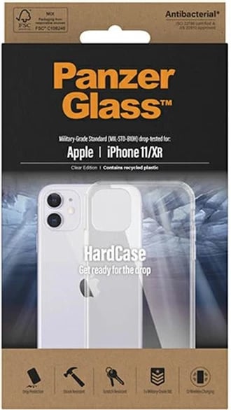Mbështjellës PanzerGlass ClearCase për iPhone 11/XR, Transparent