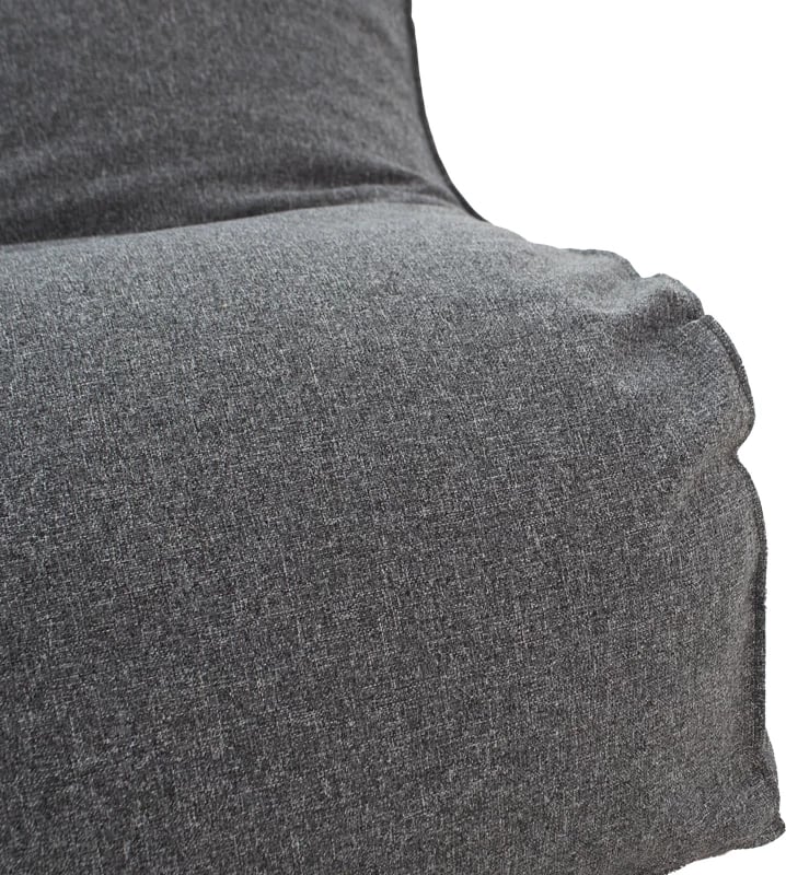 Lara puf-lounger, material stof, ngjyrë gri