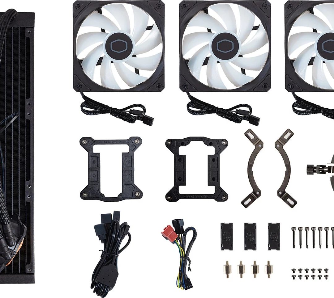 Kiti i ftohjes me lëng për procesor Cooler Master MasterLiquid 360L Core ARGB, 12 cm, i zi