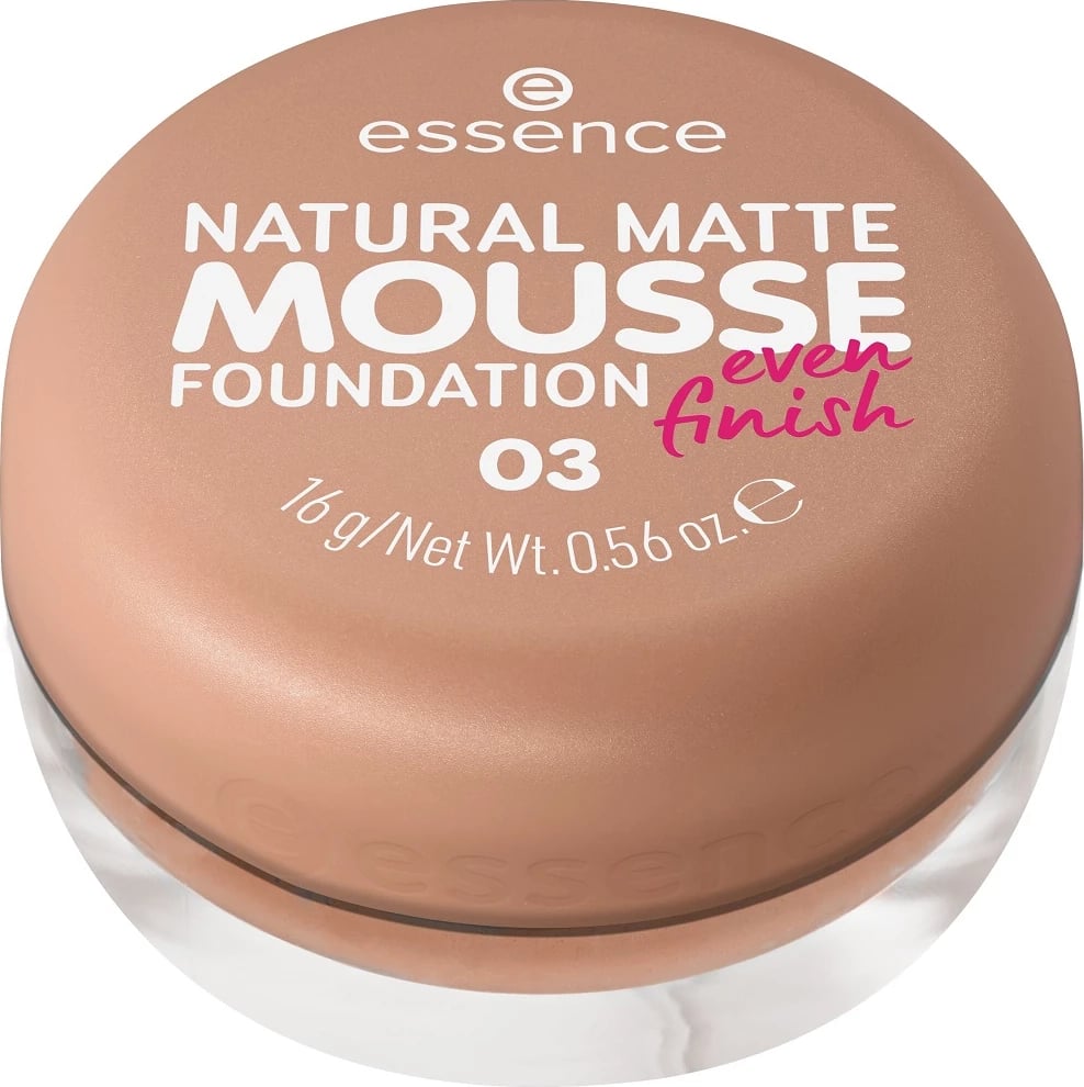 Fondatinë mousse Essence Natural Matte Mousse Foundation 03, 16g