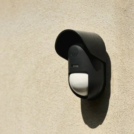 Sensor lëvizjeje Yale për jashtë, Infrared, Wireless, i zi