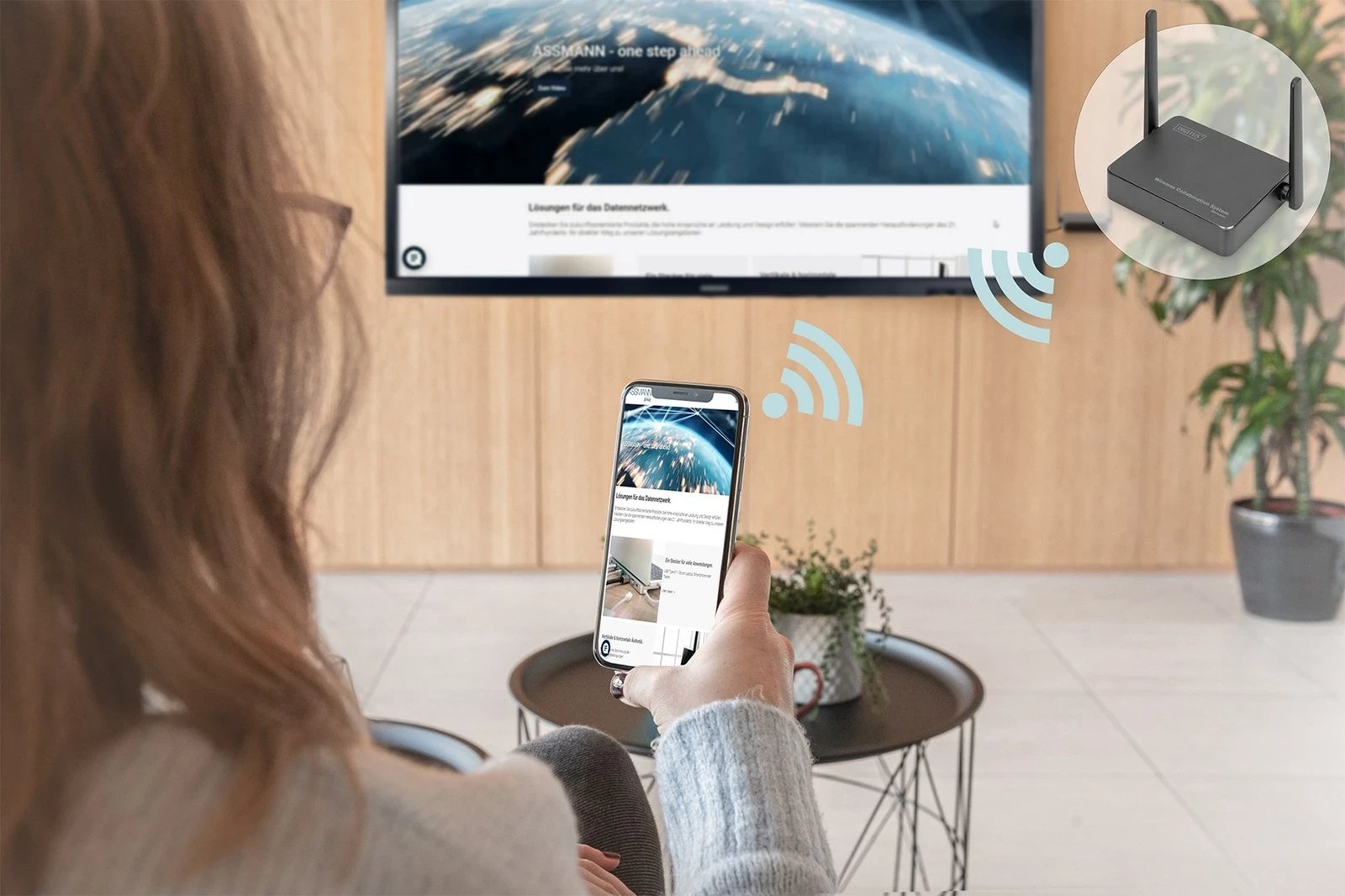 Sistem bashkëpunimi pa tela DIGITUS Click & Present Pro, Alumin