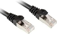 Kabllo rrjeti Sharkoon CAT.6 RJ45 SFTP 0.5m e zezë