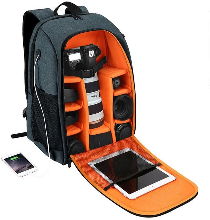 Çantë shpine Puluz PU5011H për kamera, 25L, gri