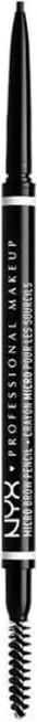 Laps për vetulla NYX Micro Brow Pencil Black