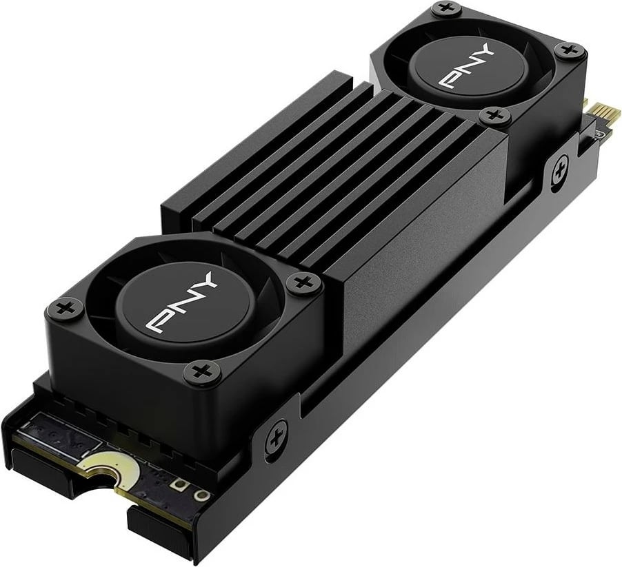 SSD M.2 PNY CS3150 2TB, PCIe 5.0, me heatsink, e zezë