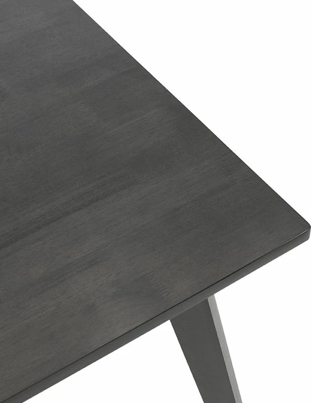 Tavolinë me karrige Benson mdf - venner, ngjyrë gri rustike, 150x90x75cm