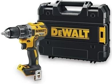 Makineri shpimi dhe vidash DeWALT DCD791NT-XJ, 18V, pa kabllo, zi/verdhe, me kuti