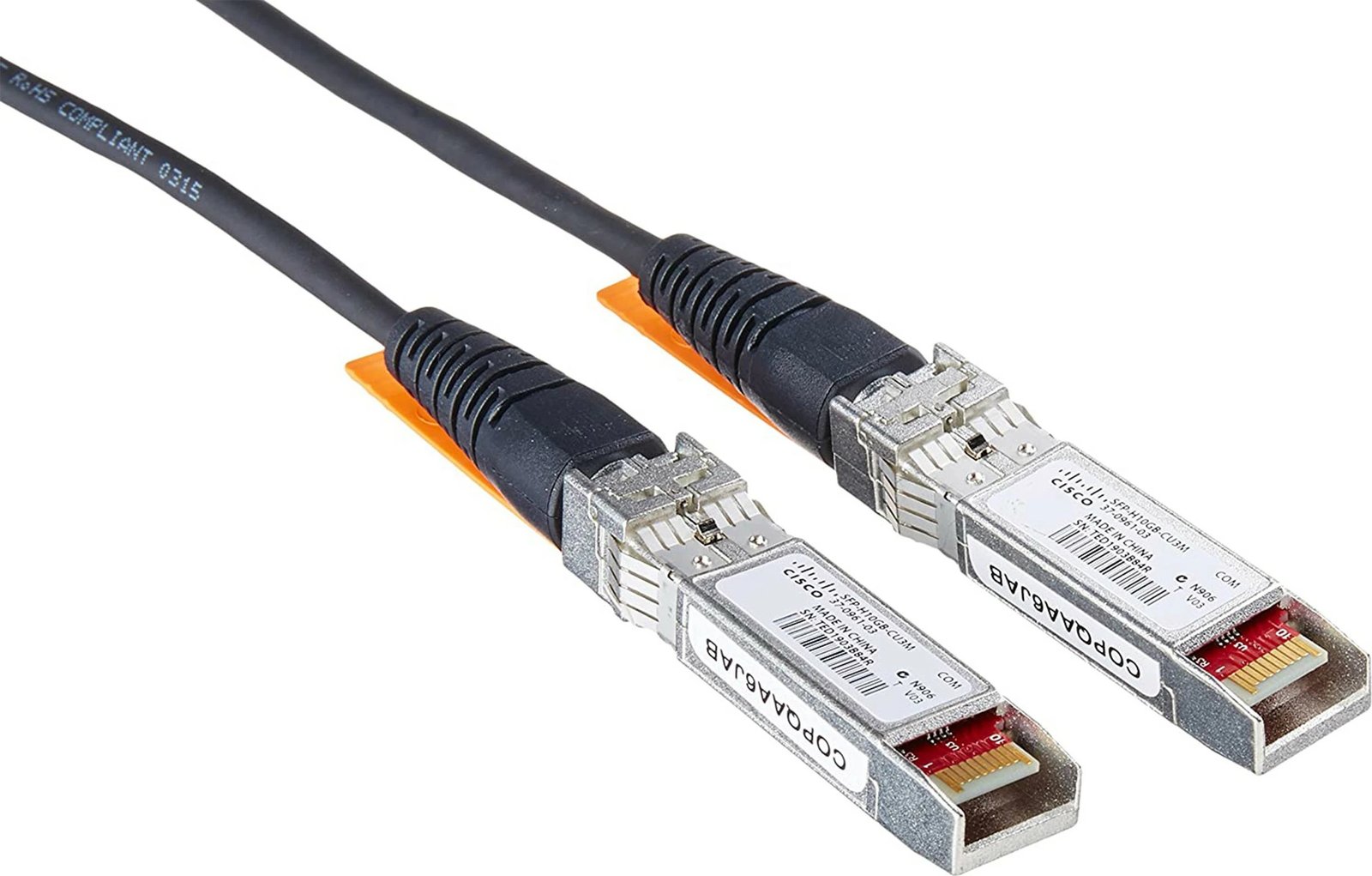 Kabëll SFP+ Cisco 10G Direct Attach Twinax, 3m, i zi