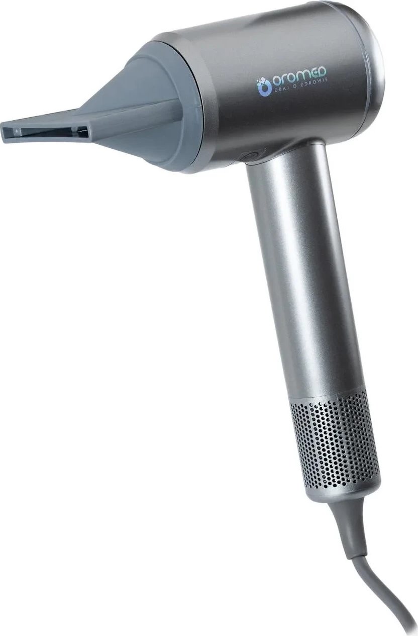 Tharëse flokësh Oromed Oro-F1 Sonic, 1600W, jonizim, ekran LCD, argjendtë