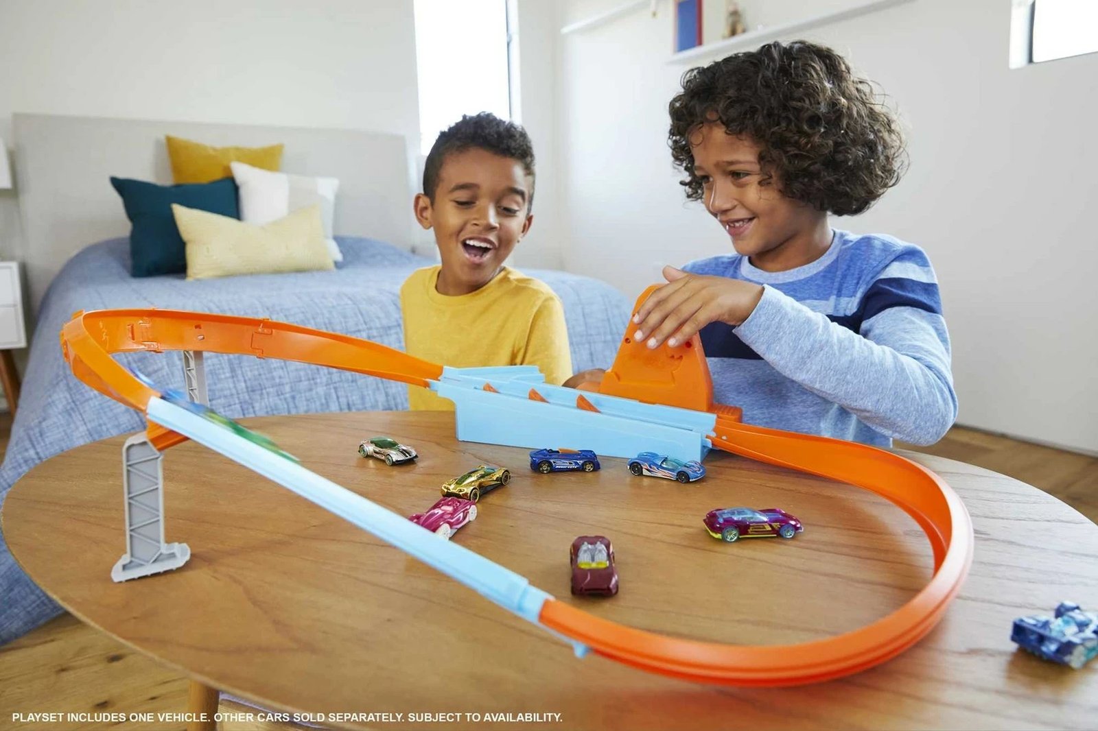 Set lojërash Hot Wheels Action Rapid Raceway Champion, MATTEL, Portokalli