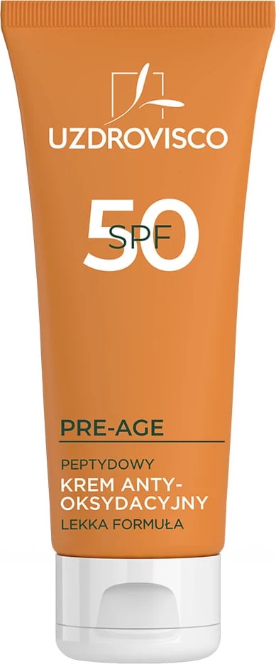 Krem për fytyrë për femra UZDROVISCO Pre-Age SPF 50 Peptide Antioxidant kundër hiperpigmentimit 50ml