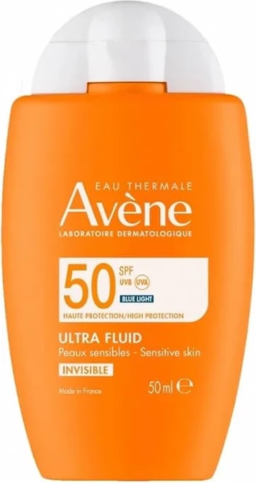 Krem për diell unisex Avene Ultra Fluid Invisible SPF50, 50ml