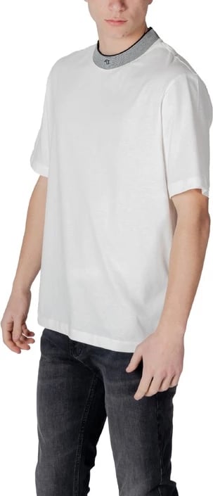 Maicë për meshkuj Armani Exchange, të bardhë