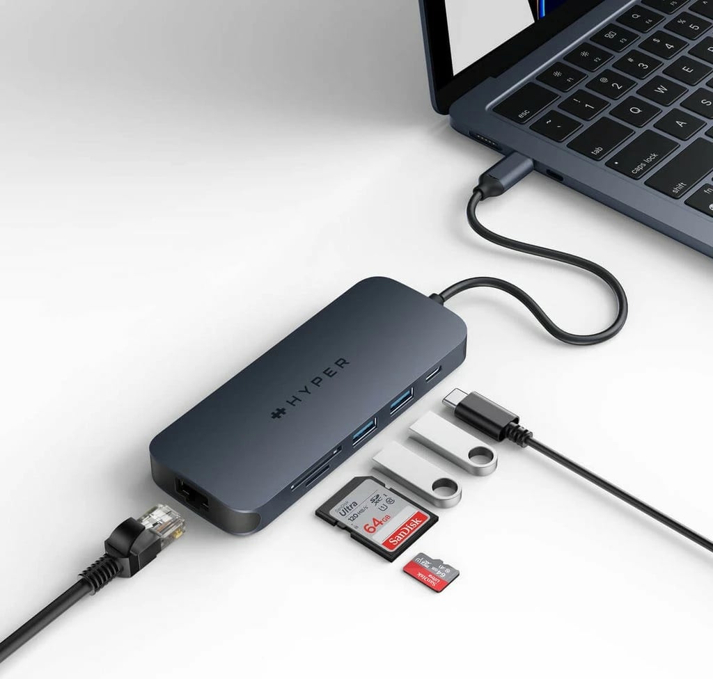 Docking station Targus Hyperdrive Universal Silicon, USB-C, 4K, 140W, blu