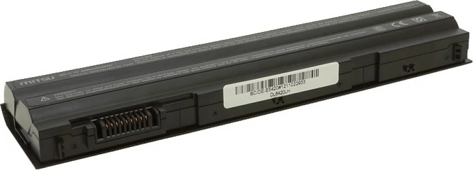 Bateri Mitsu për Dell Latitude E5420/E6420, 4400 mAh, 11.1V, 6 qeliza, Zezë