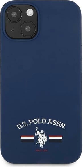Mbështjellës U.S. Polo Assn. USHCP13SSFGV për iPhone 13 mini 5.4", silikon, blu