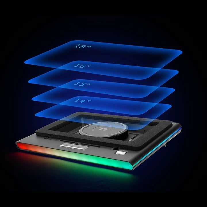 Ftohës laptopi Thermaltake Massive EXTREME NB Cooler, USB, i zi