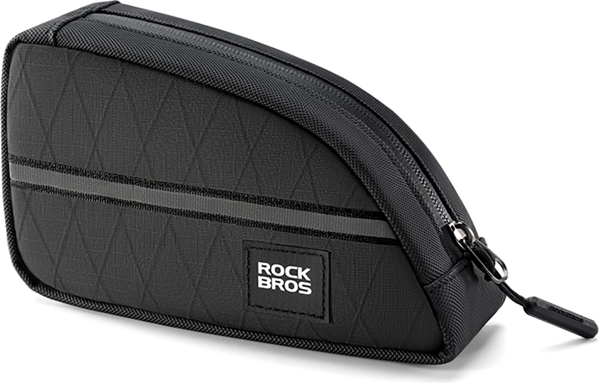 Çantë trekëndore për kornizë biçiklete Rockbros 30120121001, 0.8l, e zezë