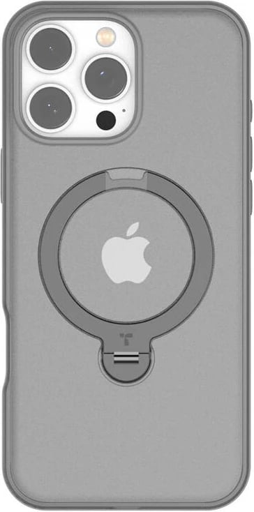 Mbështjellës Torras Ostand Spin për iPhone 16 Pro Max, Gri