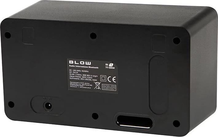 Radio interneti portative BLOW RI1, Mono, Bluetooth & WiFi, E zezë