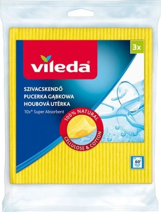 Lecka sfungjeri për pastrim Vileda, 3 copë