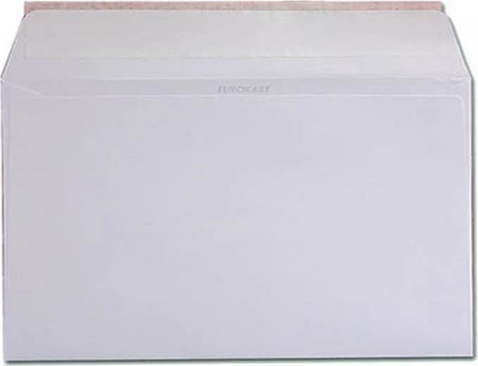 Zarf i bardhë NEXT 80g, vetëngjitës 11x23cm, 25 copë