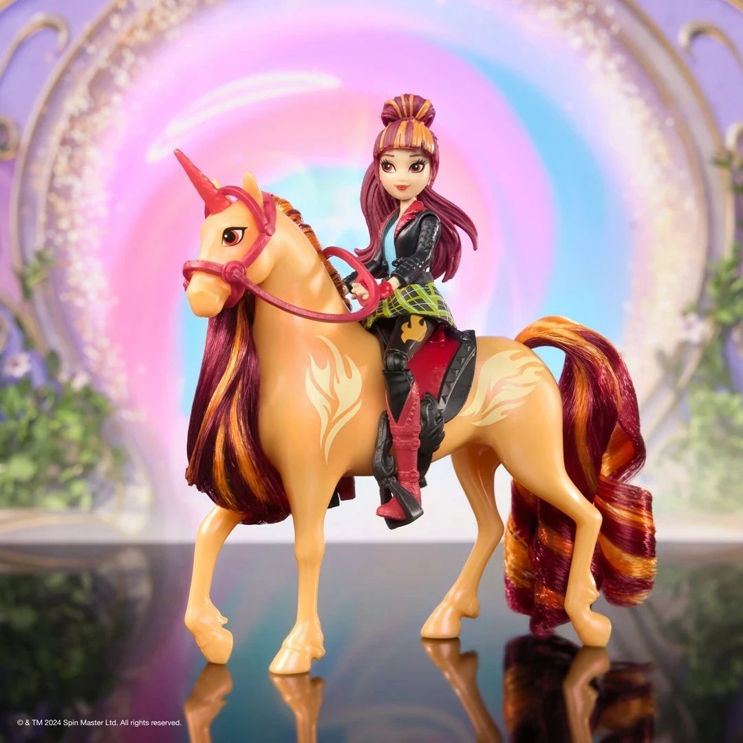 Lojë me kukulla SPIN MASTER Unicorn Academy Valentina & Cinder, shumëngjyrëshe