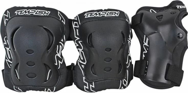 Set mbrojtës për sporte dimërore Tempish, unisex, të zeza