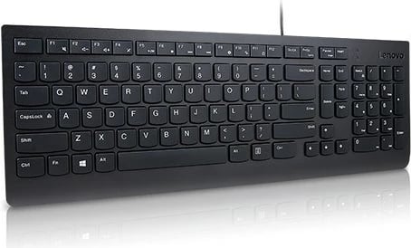 Tastierë Lenovo Essential, USB, QWERTY US English, e zezë Tastierë Lenovo Essential, USB, QWERTY US English, e zezë