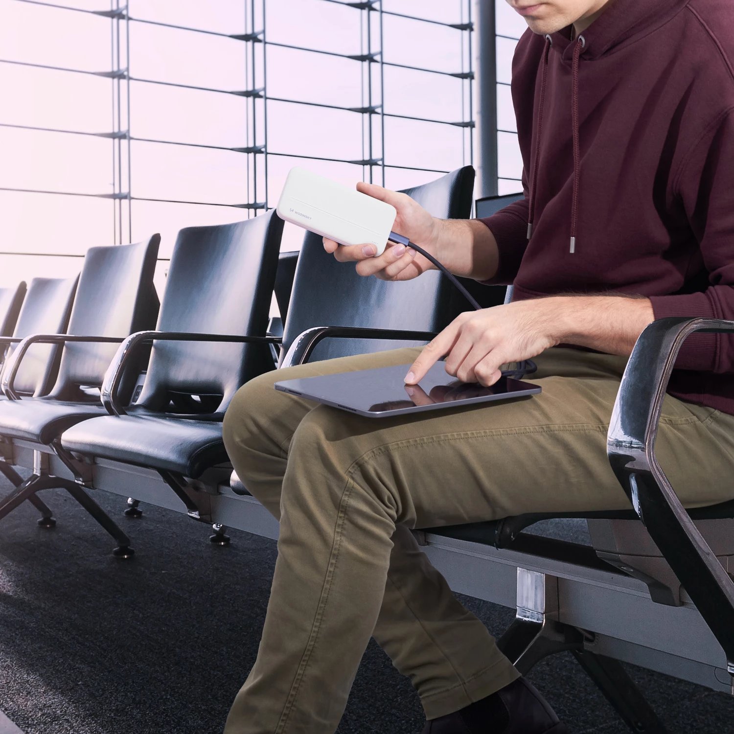 Powerbank Wozinsky WPBWE1, 10000mAh, 2x USB, Bardhë Powerbank Wozinsky WPBWE1, 10000mAh, 2x USB, Bardhë